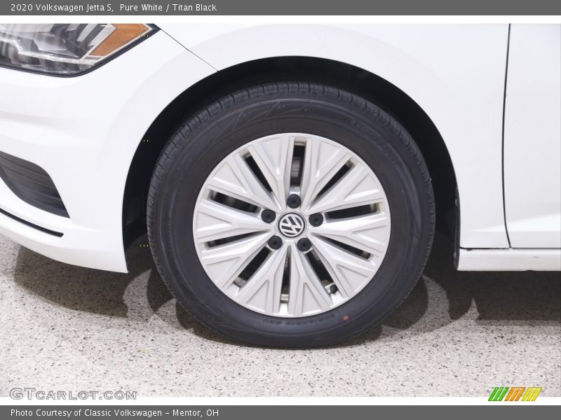 Pure White / Titan Black 2020 Volkswagen Jetta S