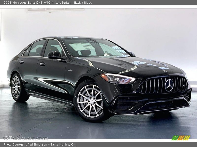 Black / Black 2023 Mercedes-Benz C 43 AMG 4Matic Sedan