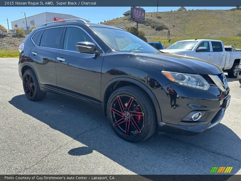 Super Black / Charcoal 2015 Nissan Rogue SL AWD