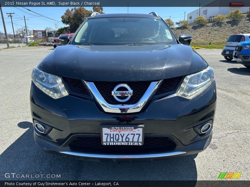 Super Black / Charcoal 2015 Nissan Rogue SL AWD