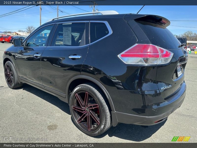 Super Black / Charcoal 2015 Nissan Rogue SL AWD