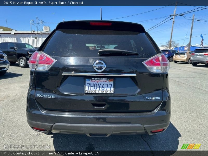 Super Black / Charcoal 2015 Nissan Rogue SL AWD