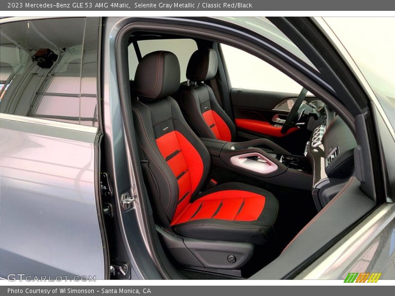 Selenite Gray Metallic / Classic Red/Black 2023 Mercedes-Benz GLE 53 AMG 4Matic