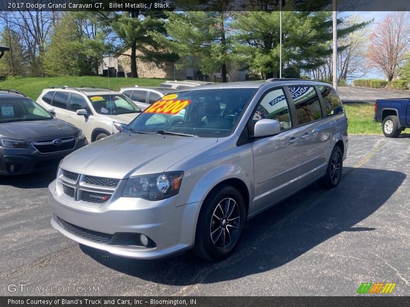 Billet Metallic / Black 2017 Dodge Grand Caravan GT
