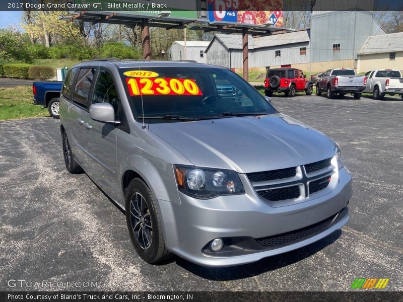 Billet Metallic / Black 2017 Dodge Grand Caravan GT