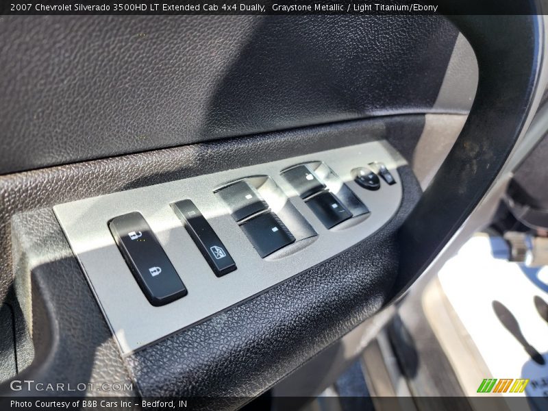 Graystone Metallic / Light Titanium/Ebony 2007 Chevrolet Silverado 3500HD LT Extended Cab 4x4 Dually