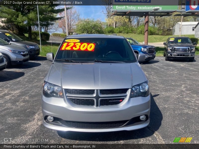 Billet Metallic / Black 2017 Dodge Grand Caravan GT