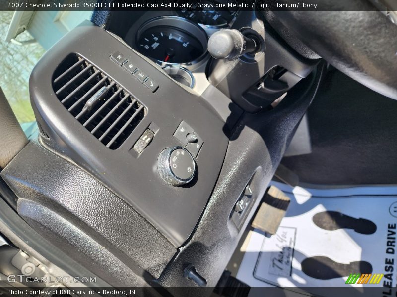 Graystone Metallic / Light Titanium/Ebony 2007 Chevrolet Silverado 3500HD LT Extended Cab 4x4 Dually