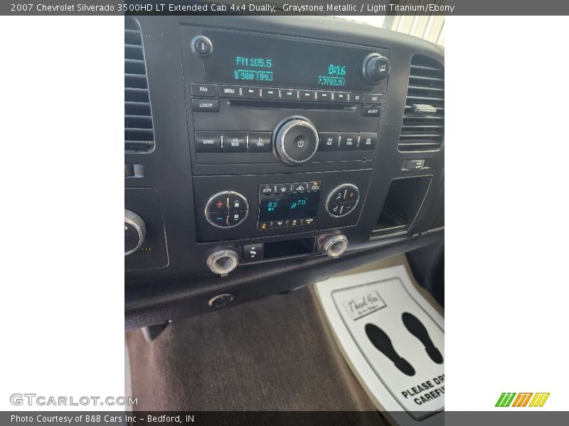 Graystone Metallic / Light Titanium/Ebony 2007 Chevrolet Silverado 3500HD LT Extended Cab 4x4 Dually