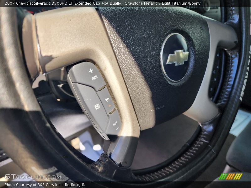 Graystone Metallic / Light Titanium/Ebony 2007 Chevrolet Silverado 3500HD LT Extended Cab 4x4 Dually