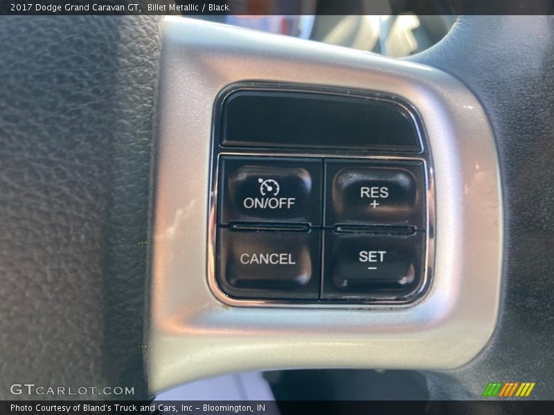 Billet Metallic / Black 2017 Dodge Grand Caravan GT