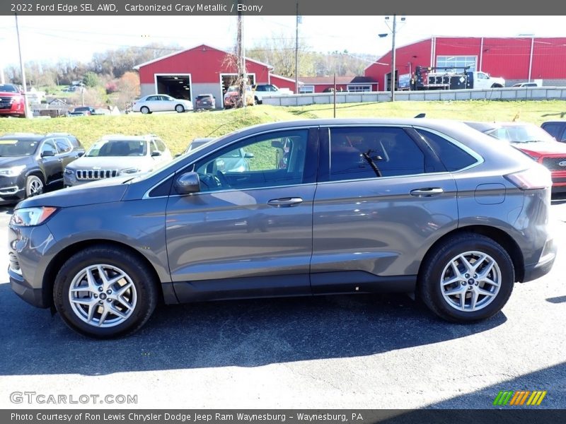Carbonized Gray Metallic / Ebony 2022 Ford Edge SEL AWD