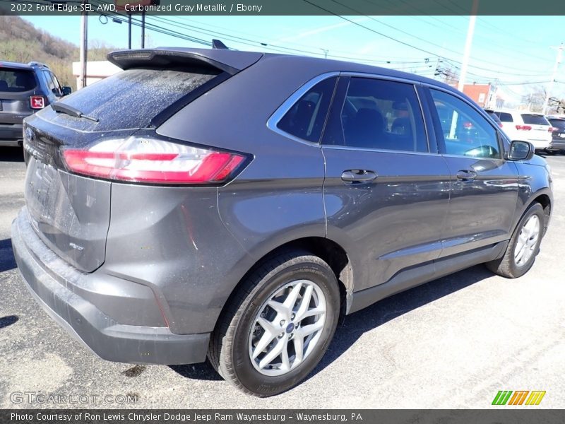 Carbonized Gray Metallic / Ebony 2022 Ford Edge SEL AWD