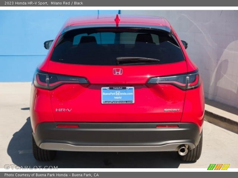 Milano Red / Black 2023 Honda HR-V Sport