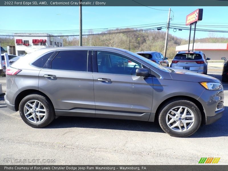 Carbonized Gray Metallic / Ebony 2022 Ford Edge SEL AWD