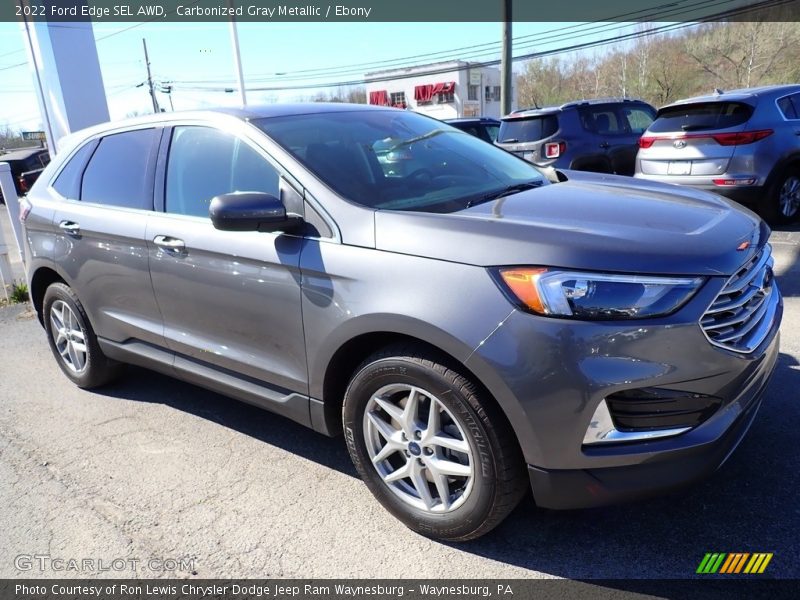 Carbonized Gray Metallic / Ebony 2022 Ford Edge SEL AWD
