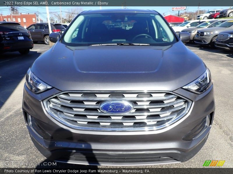 Carbonized Gray Metallic / Ebony 2022 Ford Edge SEL AWD