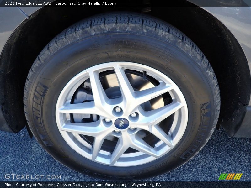 Carbonized Gray Metallic / Ebony 2022 Ford Edge SEL AWD