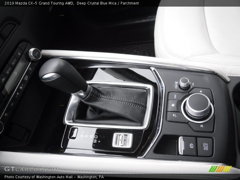 Deep Crystal Blue Mica / Parchment 2019 Mazda CX-5 Grand Touring AWD