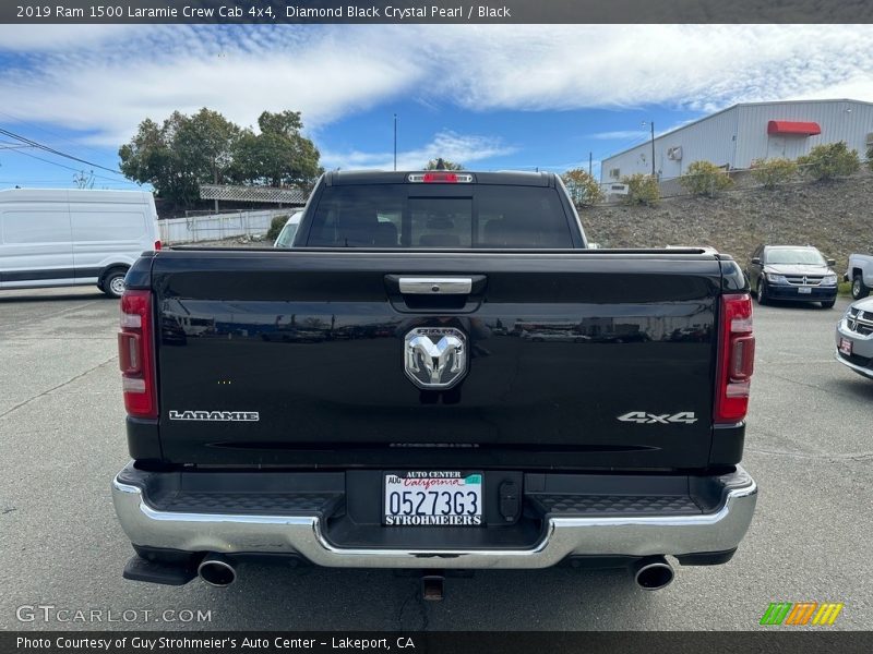 Diamond Black Crystal Pearl / Black 2019 Ram 1500 Laramie Crew Cab 4x4