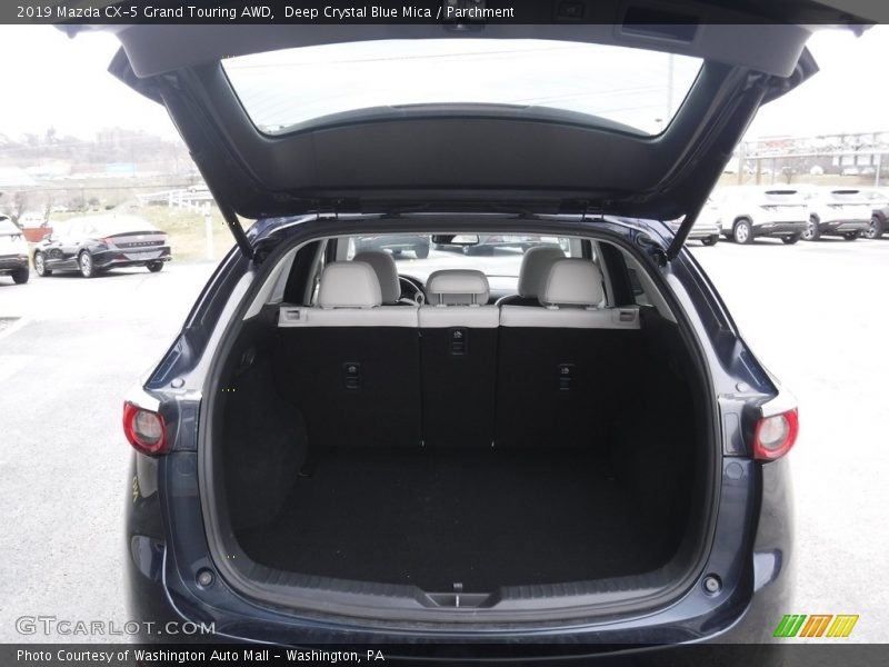 Deep Crystal Blue Mica / Parchment 2019 Mazda CX-5 Grand Touring AWD