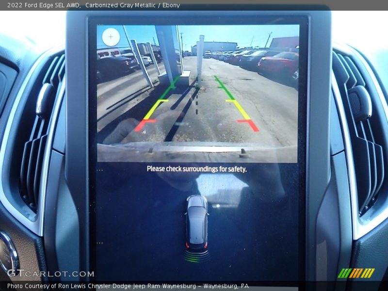 Carbonized Gray Metallic / Ebony 2022 Ford Edge SEL AWD