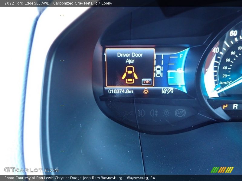 Carbonized Gray Metallic / Ebony 2022 Ford Edge SEL AWD