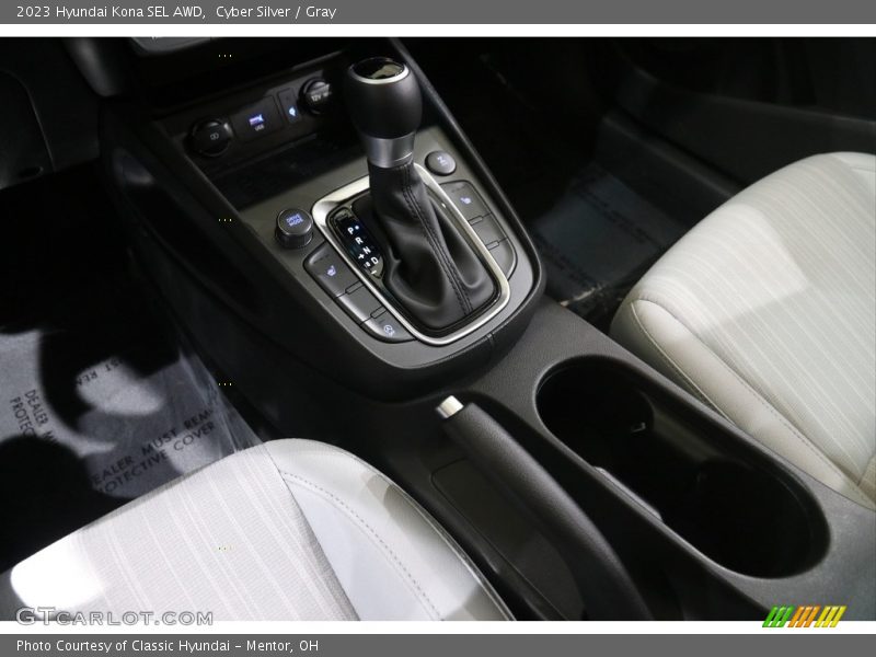 Cyber Silver / Gray 2023 Hyundai Kona SEL AWD