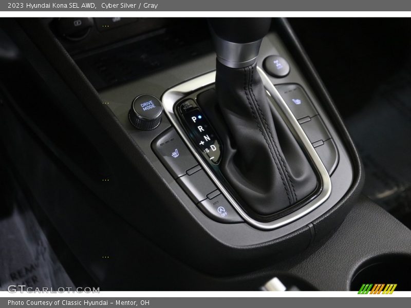Cyber Silver / Gray 2023 Hyundai Kona SEL AWD