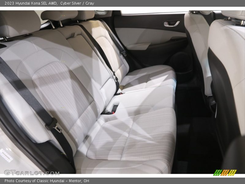 Cyber Silver / Gray 2023 Hyundai Kona SEL AWD