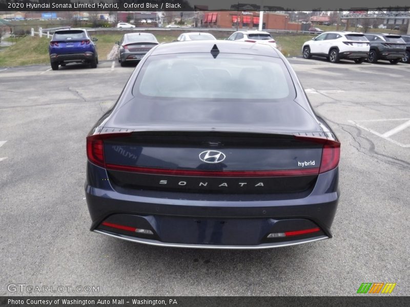 Oxford Blue / Black 2020 Hyundai Sonata Limited Hybrid