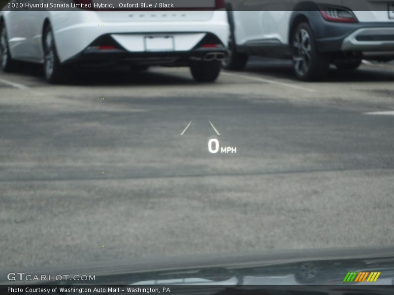 Oxford Blue / Black 2020 Hyundai Sonata Limited Hybrid
