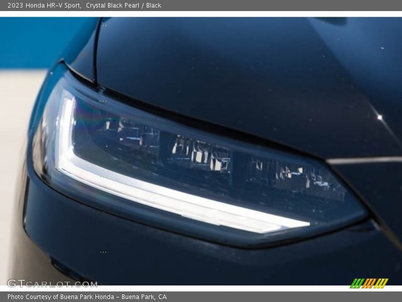 Crystal Black Pearl / Black 2023 Honda HR-V Sport