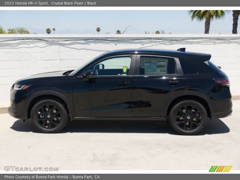 Crystal Black Pearl / Black 2023 Honda HR-V Sport