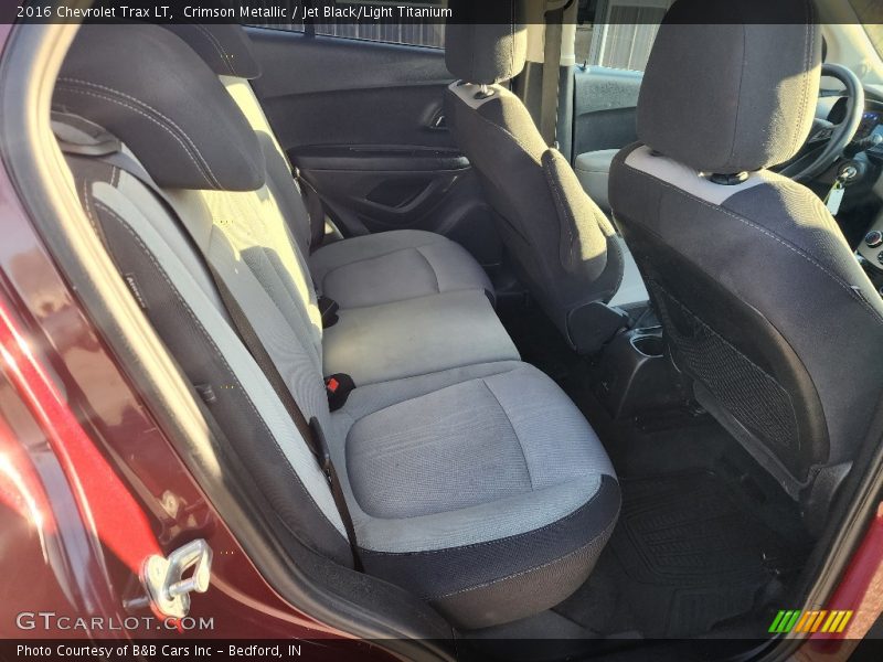 Crimson Metallic / Jet Black/Light Titanium 2016 Chevrolet Trax LT