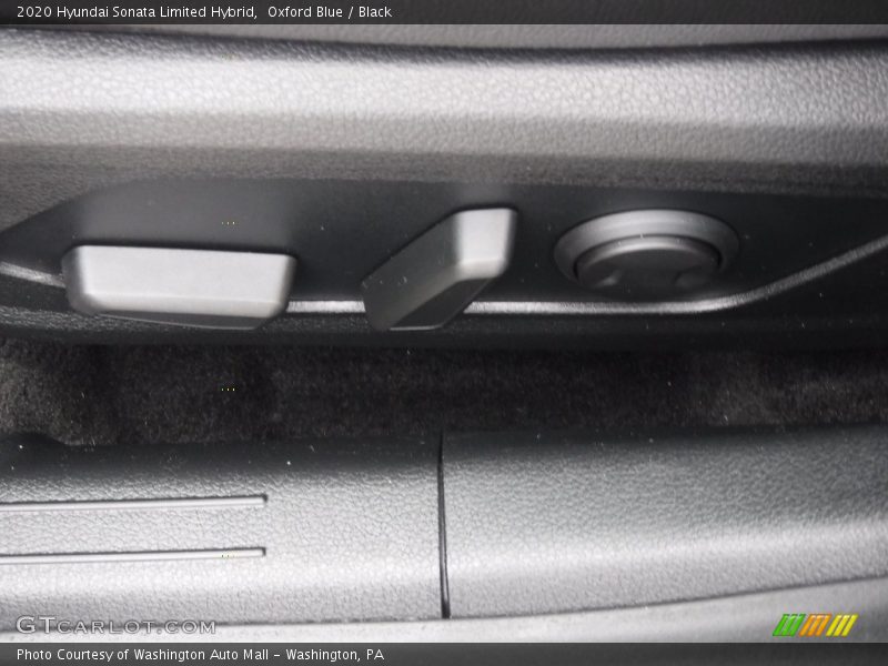 Oxford Blue / Black 2020 Hyundai Sonata Limited Hybrid
