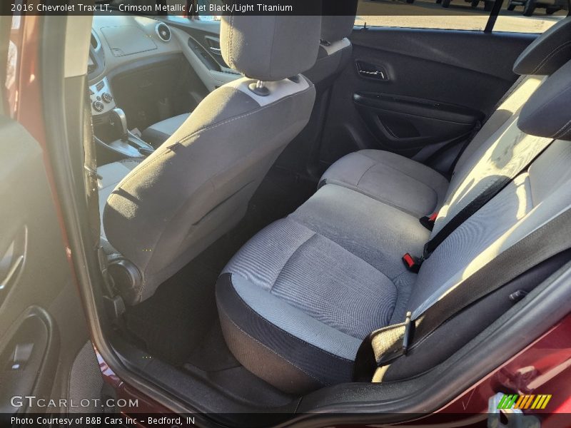 Crimson Metallic / Jet Black/Light Titanium 2016 Chevrolet Trax LT
