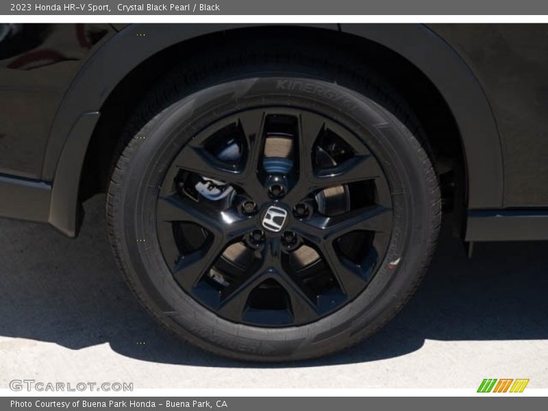 Crystal Black Pearl / Black 2023 Honda HR-V Sport