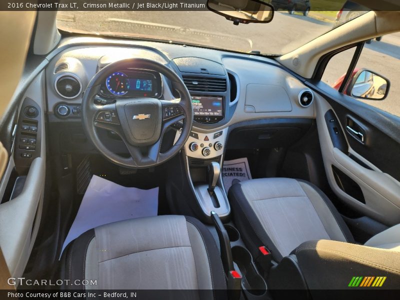 Crimson Metallic / Jet Black/Light Titanium 2016 Chevrolet Trax LT