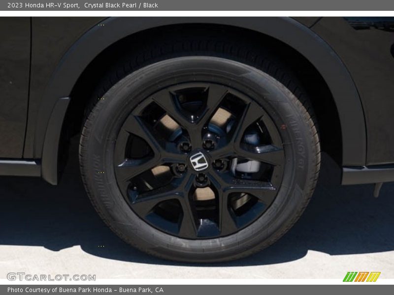 Crystal Black Pearl / Black 2023 Honda HR-V Sport