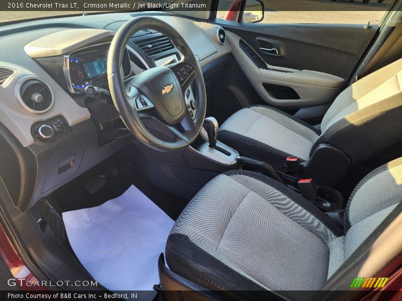 Crimson Metallic / Jet Black/Light Titanium 2016 Chevrolet Trax LT