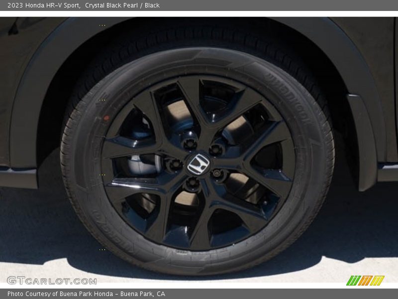 Crystal Black Pearl / Black 2023 Honda HR-V Sport