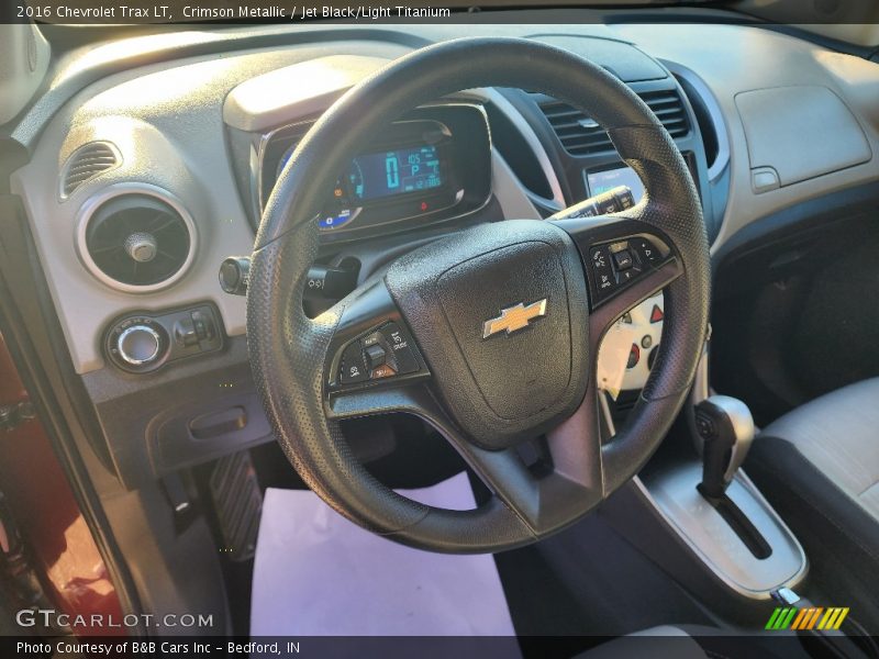 Crimson Metallic / Jet Black/Light Titanium 2016 Chevrolet Trax LT