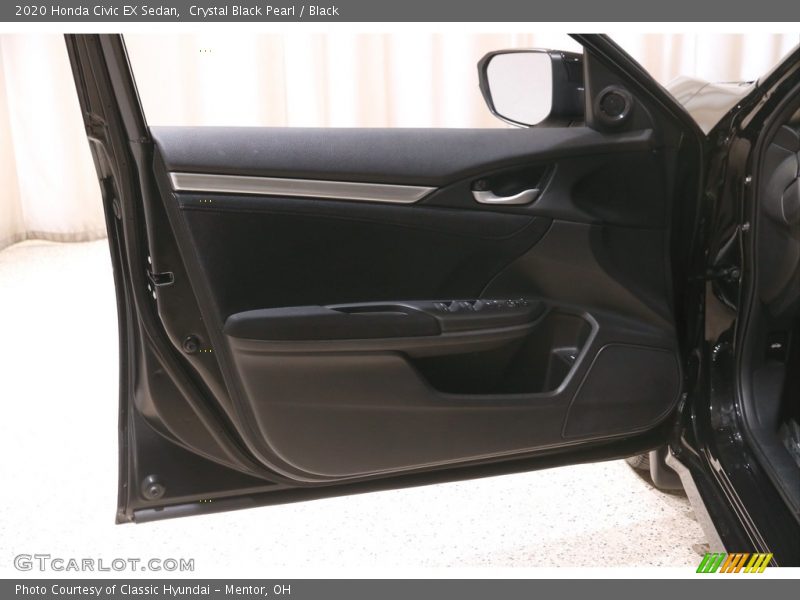 Crystal Black Pearl / Black 2020 Honda Civic EX Sedan