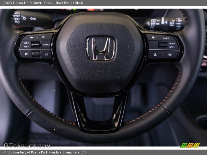 Crystal Black Pearl / Black 2023 Honda HR-V Sport