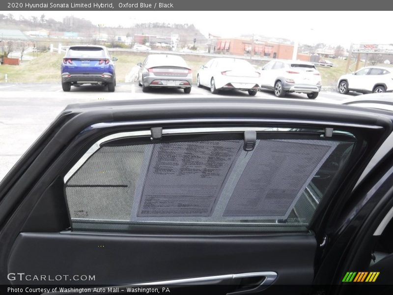 Oxford Blue / Black 2020 Hyundai Sonata Limited Hybrid