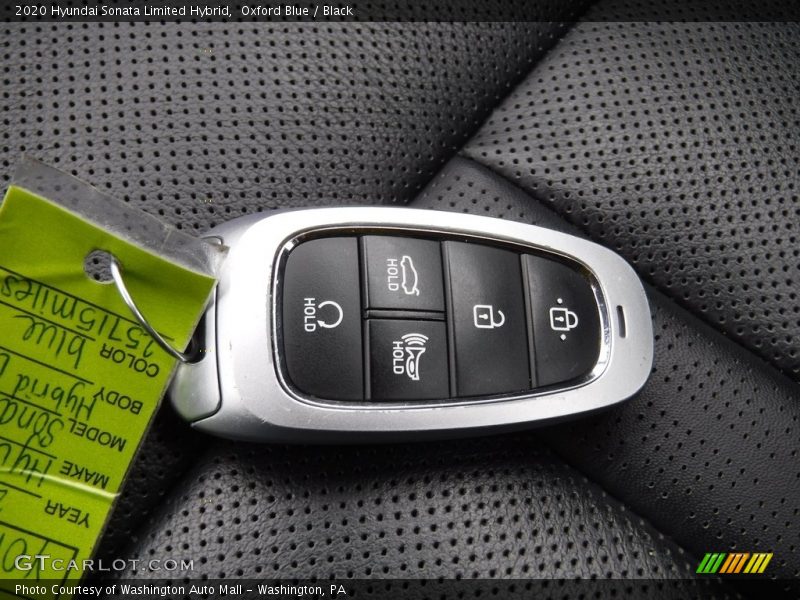 Keys of 2020 Sonata Limited Hybrid