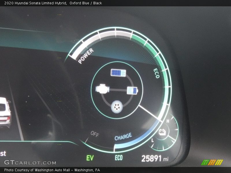 Oxford Blue / Black 2020 Hyundai Sonata Limited Hybrid