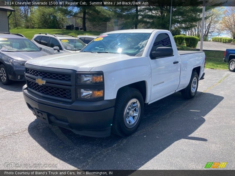 Summit White / Jet Black/Dark Ash 2014 Chevrolet Silverado 1500 WT Regular Cab