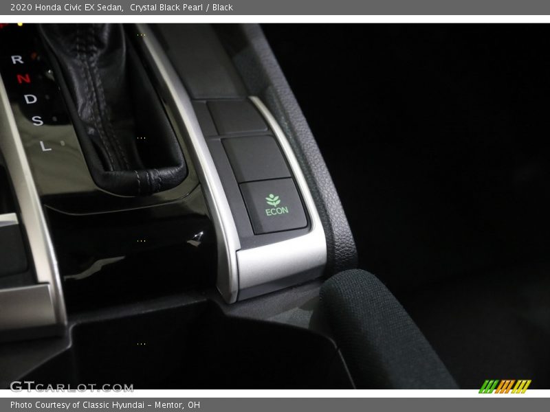 Crystal Black Pearl / Black 2020 Honda Civic EX Sedan